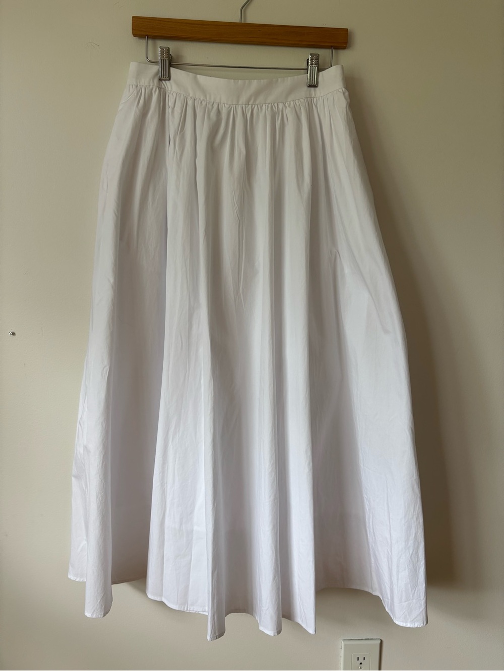 Commense White Maxi Skirt with Pockets NWT - Picture 2 of 7